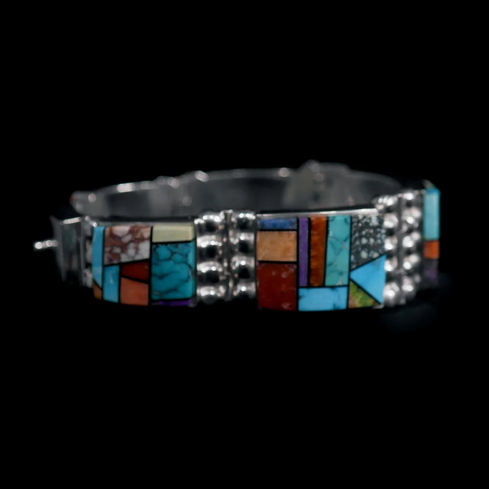 The Adobe Fine Art —Yellowhorse—47-81 Sterling Silver with Multi